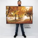 Ver imagem 2 de Quadro Decorativo em Canvas Outono TaColado Moldura Flutuante 4,5cm Freijó 120 x 80cm
