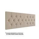 Ver imagem 2 de Cabeceira Queen Capela Suede Capitonê Dobrável Espuma Premium Ideal para Box Queen - Areia