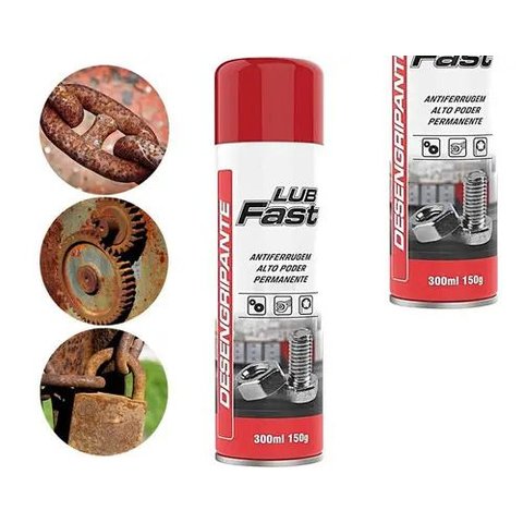 Lub Fast Spray Antiferrugem Óleo Desengripante 300ml Carros Bikes:1