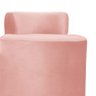 Puff Athena Veludo Rosa - Vallisa Decor - 3