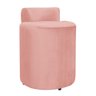 Puff Athena Veludo Rosa - Vallisa Decor - 2