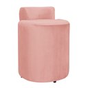 Ver imagem 2 de Puff Athena Veludo Rosa - Vallisa Decor