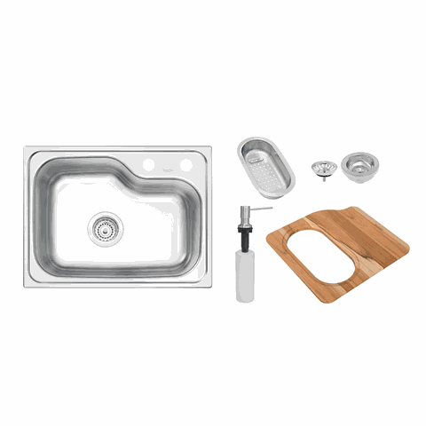 Cuba Tramontina Inox Morgana Compact 55x42 Mais Kit 93815102