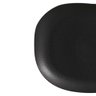 Pratos Rasos de Cerâmica Stoneware Orgânico Oval Matte Preto 6 Peças - Porto Brasil - 5