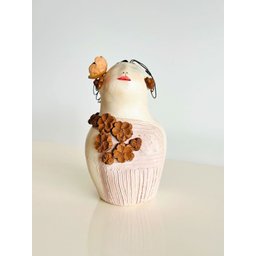 Mulher em Cerâmica. Nene Cavalcanti. Artesanal. Decoração - 1