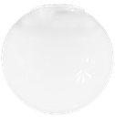 Ver imagem 1 de Globo de Vidro sem Colar 15 X 35 P/ Lustre e Pendente:branco Brilho/n/a