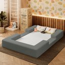 Ver imagem 1 de Cama Montessoriana Berço Infantil 100% Espuma Balaqui Decor Cor:cinza Claro