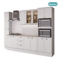 Ver imagem 3 de Armário de Cozinha Completa com Balcão Milla Lia Basic Carraro Branco