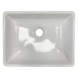 Cuba Sobrepor para Banheiro Lavabo Apoio Branca 40x31 Lanai - 8