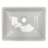 Cuba Sobrepor para Banheiro Lavabo Apoio Branca 40x31 Lanai - 8