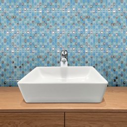 Cuba Sobrepor para Banheiro Lavabo Apoio Branca 40x31 Lanai - 2