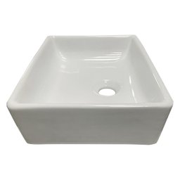 Cuba Sobrepor para Banheiro Lavabo Apoio Branca 40x31 Lanai - 6