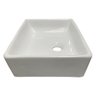 Cuba Sobrepor para Banheiro Lavabo Apoio Branca 40x31 Lanai - 6