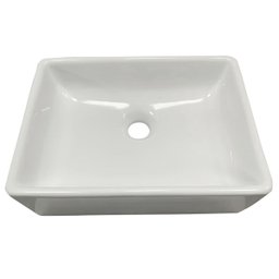 Cuba Sobrepor para Banheiro Lavabo Apoio Branca 40x31 Lanai - 4