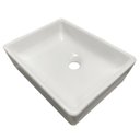 Ver imagem 5 de Cuba Sobrepor para Banheiro Lavabo Apoio Branca 40x31 Lanai