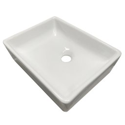 Cuba Sobrepor para Banheiro Lavabo Apoio Branca 40x31 Lanai - 5