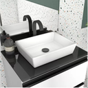 Ver imagem 1 de Cuba Sobrepor para Banheiro Lavabo Apoio Branca 40x31 Lanai