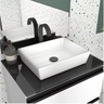 Cuba Sobrepor para Banheiro Lavabo Apoio Branca 40x31 Lanai - 1