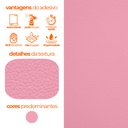 Ver imagem 4 de Adesivo Revestimento em Couro Sintético Rosa 50x137cm