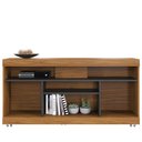 Ver imagem 4 de Rack Bancada Para Tv Até 55" 136cm Milano/preto Fosco