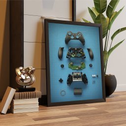 Quadro Grande Decoração Home Office Elegante Moderno Revenda:Controle xbox - 2