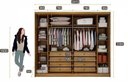 Ver imagem 4 de Guarda Roupa Casal 6 Portas 8 Gavetas - Santoro-cumaru - Móveis Novo Horizonte