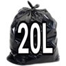 Saco de Lixo 15l Preto 100un Preto - 1