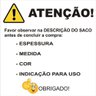 Saco de Lixo 15l Preto 100un Preto - 3