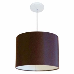 Pendente Cilíndrico Café MJ-4146 Para Mesa de Jantar e Estar - 1