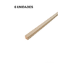 6 Ripas/sarrafos de 1x1x100 Cm Madeira de Pinus - 2