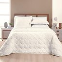 Ver imagem 4 de Cobre Leito Casal Lint Micropercal 300fios 3pç Offwhite