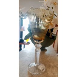 Jogo de 6 Taças de Agua em Vidro Ambar - 1