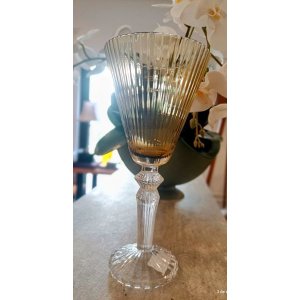 Jogo de 6 Taças de Agua em Vidro Ambar