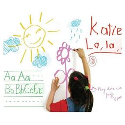 Adesivo De Parede lousa Quadro Branco 2 x 1m Fama Adesivos Adesivo Quadro Branco 2 x 1m 4 x 1 m - 3