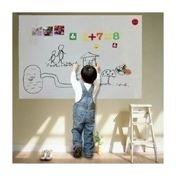 Adesivo De Parede lousa Quadro Branco 2 x 1m Fama Adesivos Adesivo Quadro Branco 2 x 1m 4 x 1 m - 2