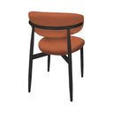 Ver imagem 5 de Kit 10 Cadeiras de Jantar Lucy Estrutura Aço Carbono Laminado Preto com Estofado Poliuretano