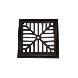Ralo com Caixilho de Ferro Fundido Captação Esgoto 15x15cm - 1