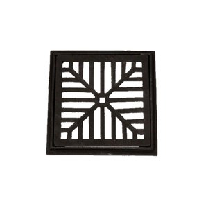 Ralo com Caixilho de Ferro Fundido Captação Esgoto 15x15cm