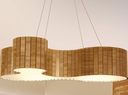 Ver imagem 1 de Lustre Pendente Anêmona 70cm – Madeira Amêndola, Design Orgânico, Bivolt