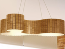 Ver imagem 4 de Lustre Pendente Anêmona 70cm – Madeira Amêndola, Design Orgânico, Bivolt