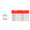 Ver imagem 5 de Niple Curto Exd. Al. 1.1/2 - Tuv 12.2343 - Npt