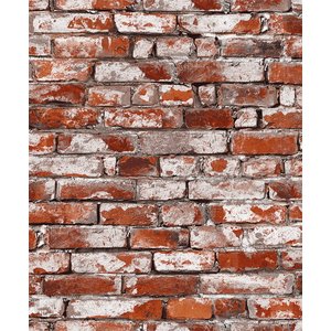 Papel de Parede Seven Tijolinho Rustico Avermelhado