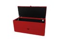 Ver imagem 2 de Recamier Puff Baú Sapateira e Gaveta 90 Cm para Cama de Solteiro - Vermelho