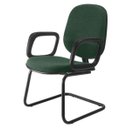Ver imagem 1 de Cadeira Diretor Interlocutor para Escritório Linha Uno Verde