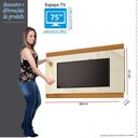 Ver imagem 3 de Painel Para TV até 75 Polegadas Legacy 2.0 EDN Off White/Cedro