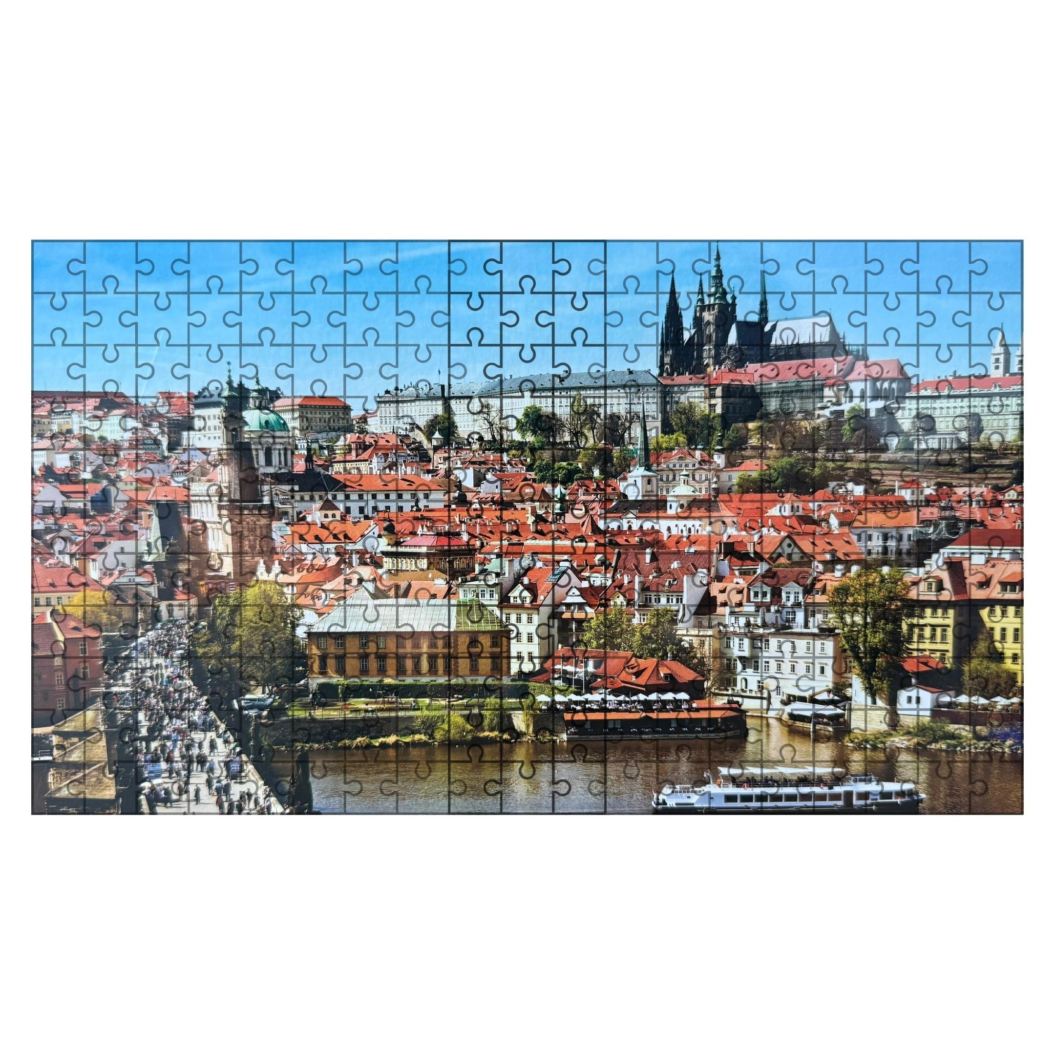 Quebra-cabeça 500 Peças Jigsaw Puzzle Catedral de Praga | MadeiraMadeira