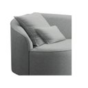 Ver imagem 7 de Divã Recamier Curvo Sala de Estar Recepção Inglaterra 150cm Lado Direito Bouclé - ADJ Decor Sala de
