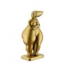 Escultura Obra de Arte Feminino Estatueta Corpo Mulher Exclusiva:dourado - 1