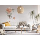 Ver imagem 2 de Adesivo de Parede Flor Contemporâneo-Extra Grande 121x75cm