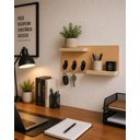 Ver imagem 6 de Porta Chaves Prateleira Parede Decorativo Sala Organizador